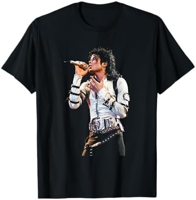 Amazon.com: Michael Jackson 002 Back Print T-Shirt : Clothing
